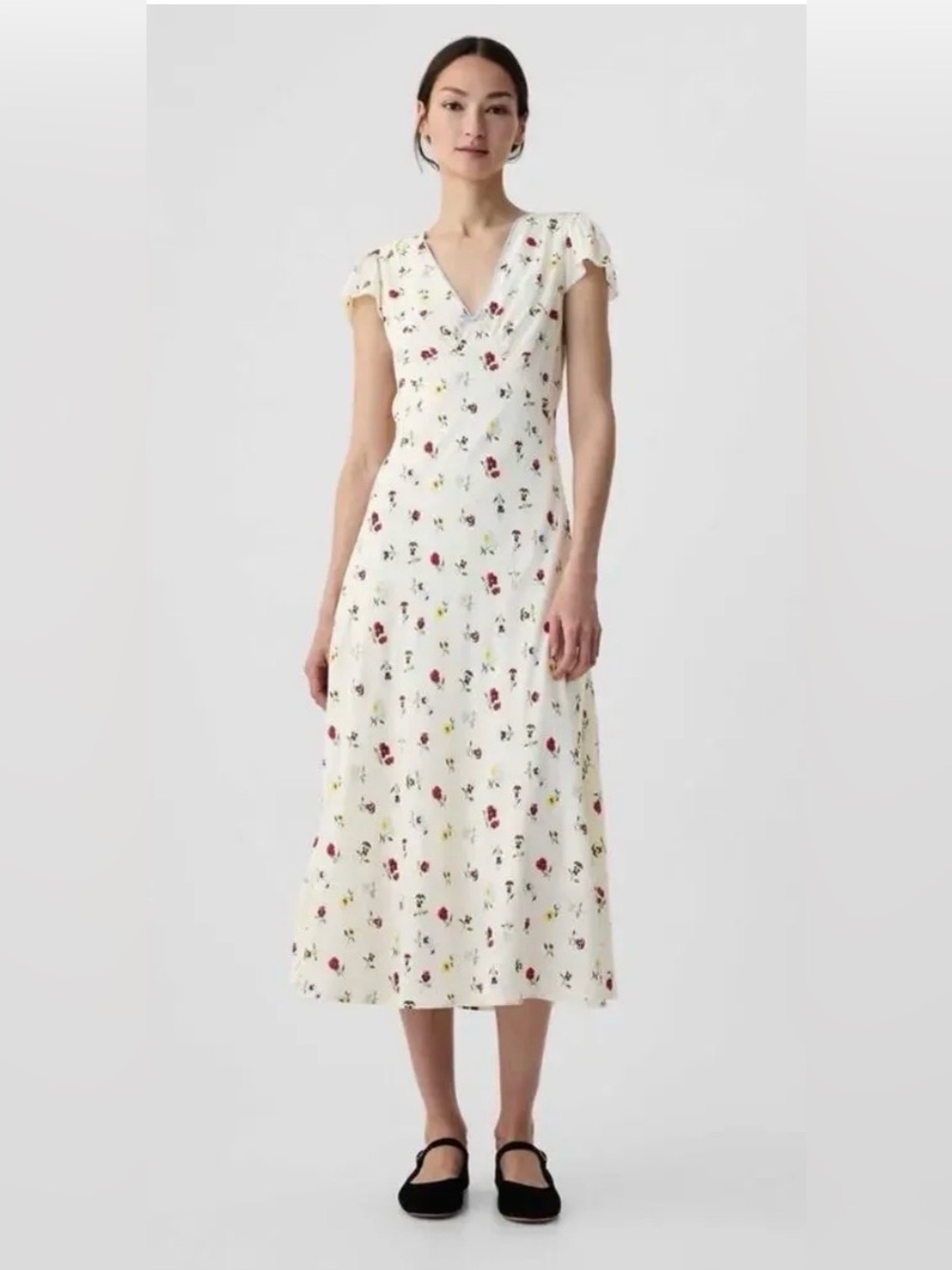 Gap x Doen Midi Floral Dress Size 4